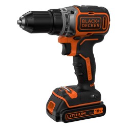 Дриль-шурупокрут акумуляторний безщітковий BLACK+DECKER BL186KB