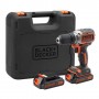 Дриль-шурупокрут акумуляторний безщітковий BLACK+DECKER BL186KB - фото 12