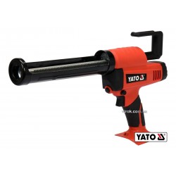 Пістолет для клеїв і герметиків акумуляторний YATO Li-Ion 18 В для тюбів 225 мм 0.5-8 мм/с (БЕЗ АКУМУЛЯТОРА) Пістолет для клеїв і герметиків акумуляторний YATO Li-Ion 18 В для тюбів 225 мм 0.5-8 мм/с (БЕЗ АКУМУЛЯТОРА)