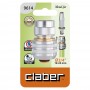 Конектор для шлангів 3/4" Claber Metal-Jet 9614 з аквастопом - фото 3