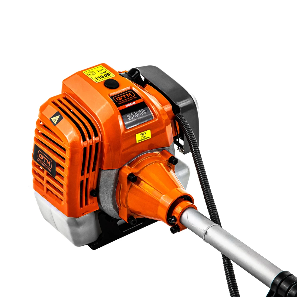 Бензинова мотокоса GTM CN330D 1.05 кВт з ножем та косильною головкою Tap'n'Go - фото 2 Бензинова мотокоса GTM CN330D 1.05 кВт з ножем та косильною головкою Tap'n'Go - фото 2