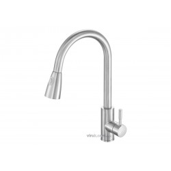 Змішувач води для кухонної раковини "STEELY 4" FALA з кульовим регулятором