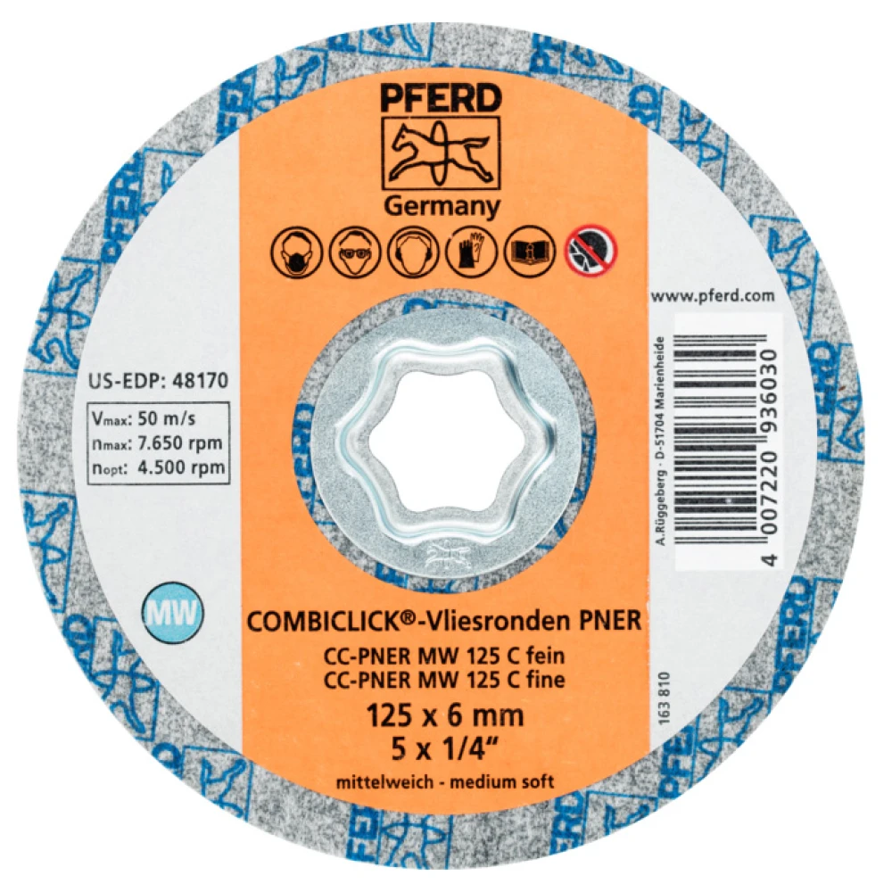 Коло полірувальне Pferd CC-PNER MW 125 C fein Коло полірувальне Pferd CC-PNER MW 125 C fein