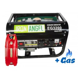 Двопаливний генератор Iron Angel EG3200 LPG