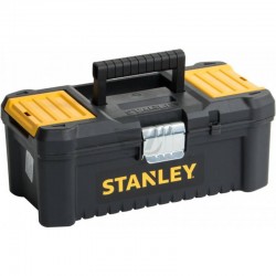 Ящик ESSENTIAL пластиковий з металевими застібками, розмір 316x156x128 мм (12.5 ) STANLEY STST1-75515