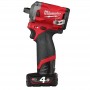 Гайкокрут акумуляторний 1/2\" MILWAUKEE, M12 FIWF12-422X, 339 Нм, (+ заряд.пристрій, 2 акум., HD кейс - фото 17