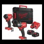 Набір з двох інструментів безщіткових Milwaukee M18FPP2A3-502X, 4933480873 (+2 акумулятори, зарядний