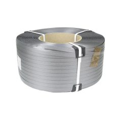 Стрічка поліпропіленова пакувальна 16х1,0 мм 1,3 км сіра Стрічка поліпропіленова пакувальна 16х1,0 мм 1,3 км сіра