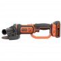 Шліфмашина кутова - болгарка акумуляторна BLACK+DECKER BCG720M1 - фото 9