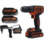 Дриль-шурупокрут акумуляторний BLACK+DECKER BDCDC18B - фото 5