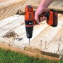 Дриль акумуляторний ударний BLACK+DECKER BDCH188N - фото 6
