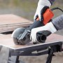 Шліфмашина кутова - болгарка мережева BLACK+DECKER BEG220 - фото 5