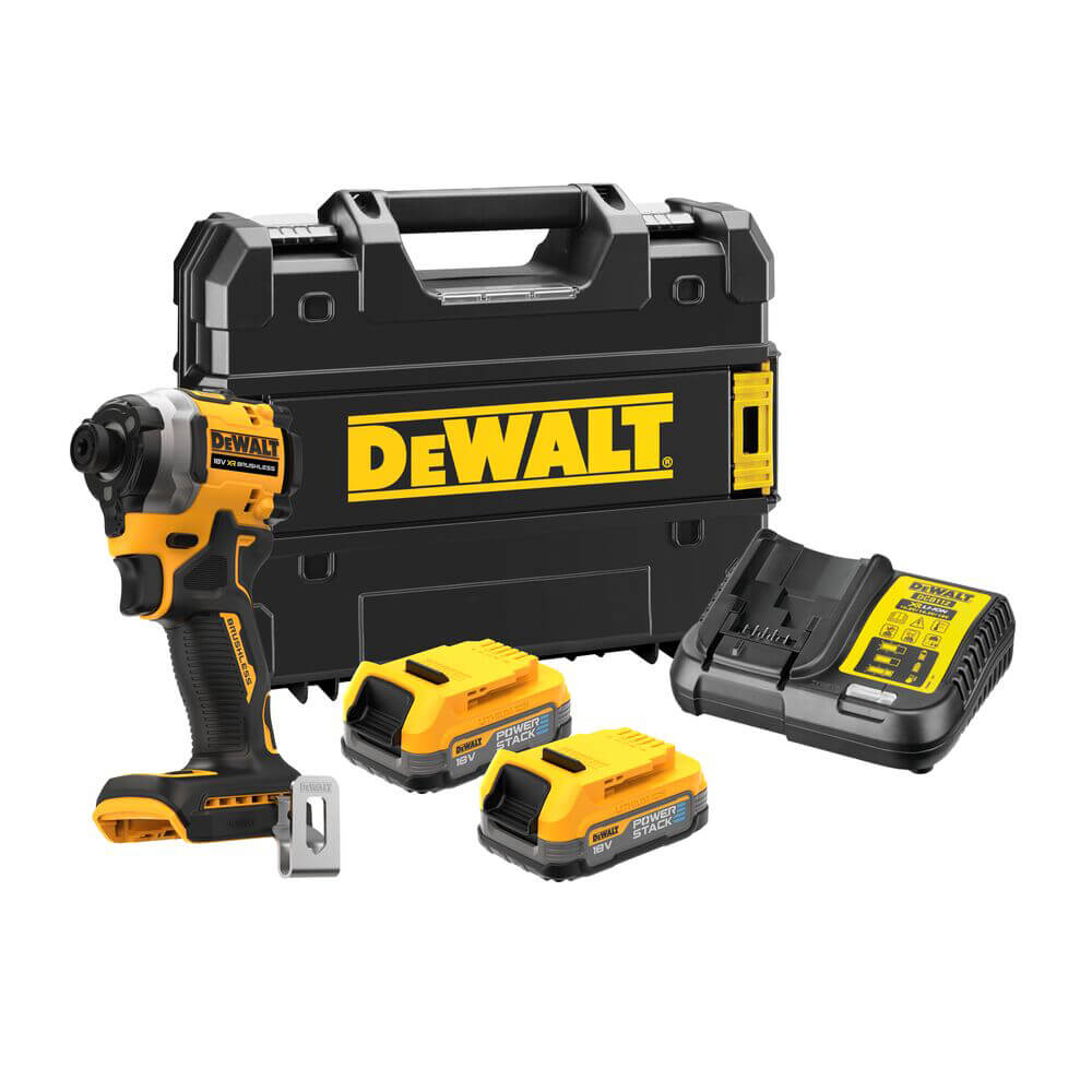 Шуруповерт ударний акумуляторний безщітковий DeWALT DCF850E2T - фото 1 Шуруповерт ударний акумуляторний безщітковий DeWALT DCF850E2T - фото 1
