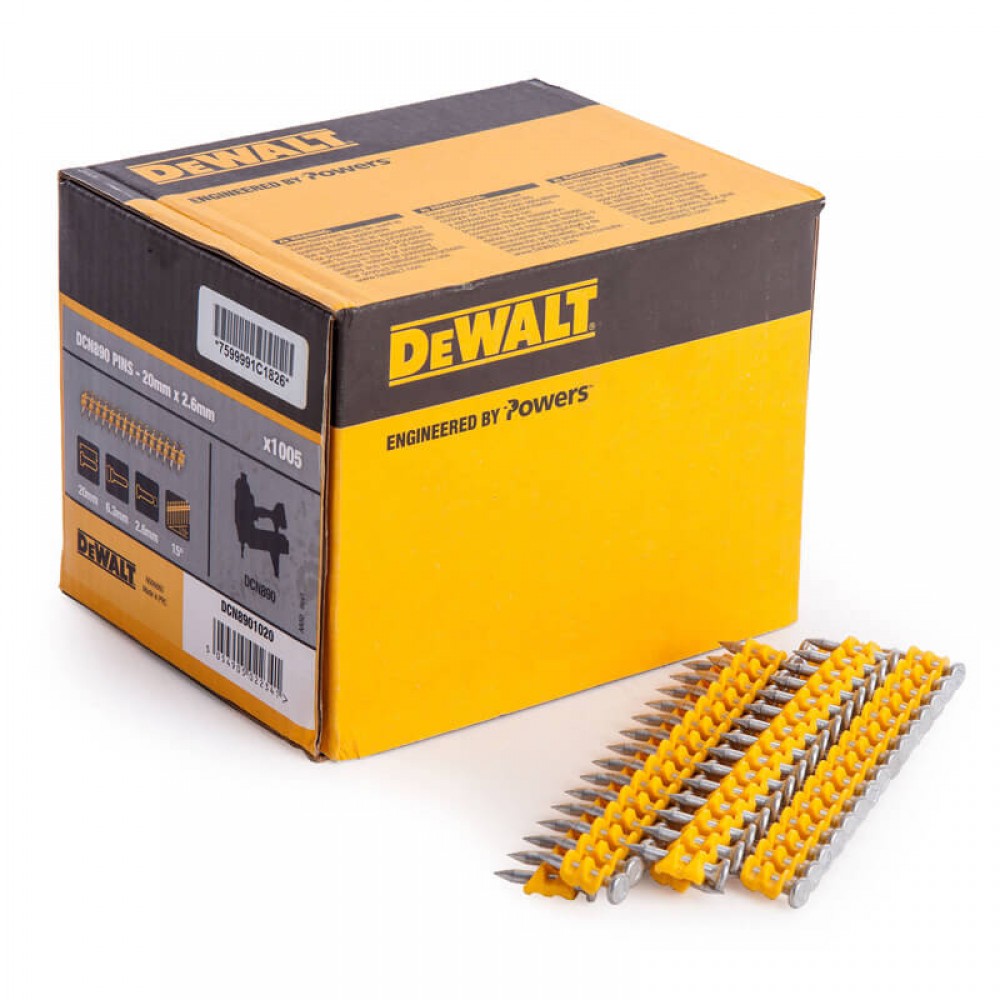 Цвяхи по м’якому бетону DeWALT DCN8901015 - фото 1 Цвяхи по м’якому бетону DeWALT DCN8901015 - фото 1