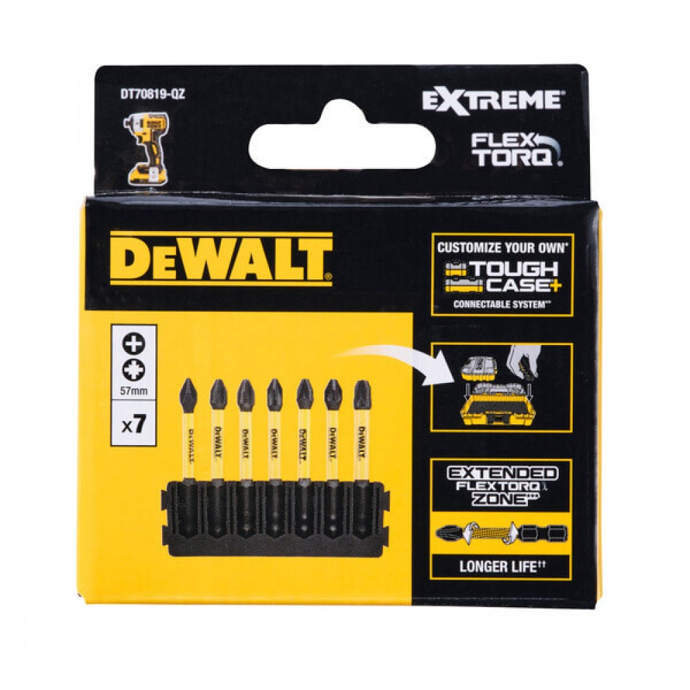 Касета з бітами FlexTorq DeWALT DT70819 - фото 1 Касета з бітами FlexTorq DeWALT DT70819 - фото 1