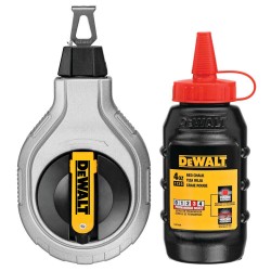 Шнур розмічальний довжиною 30 м в комплекті з крейдяним порошком DeWALT DWHT47408-0 Шнур розмічальний довжиною 30 м в комплекті з крейдяним порошком DeWALT DWHT47408-0