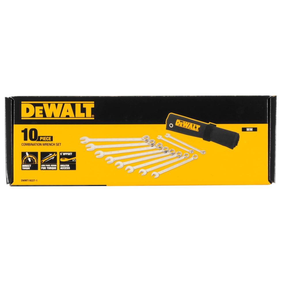 Набір ключів комбінованих, 10 штук DeWALT DWMT19227-1 - фото 1 Набір ключів комбінованих, 10 штук DeWALT DWMT19227-1 - фото 1