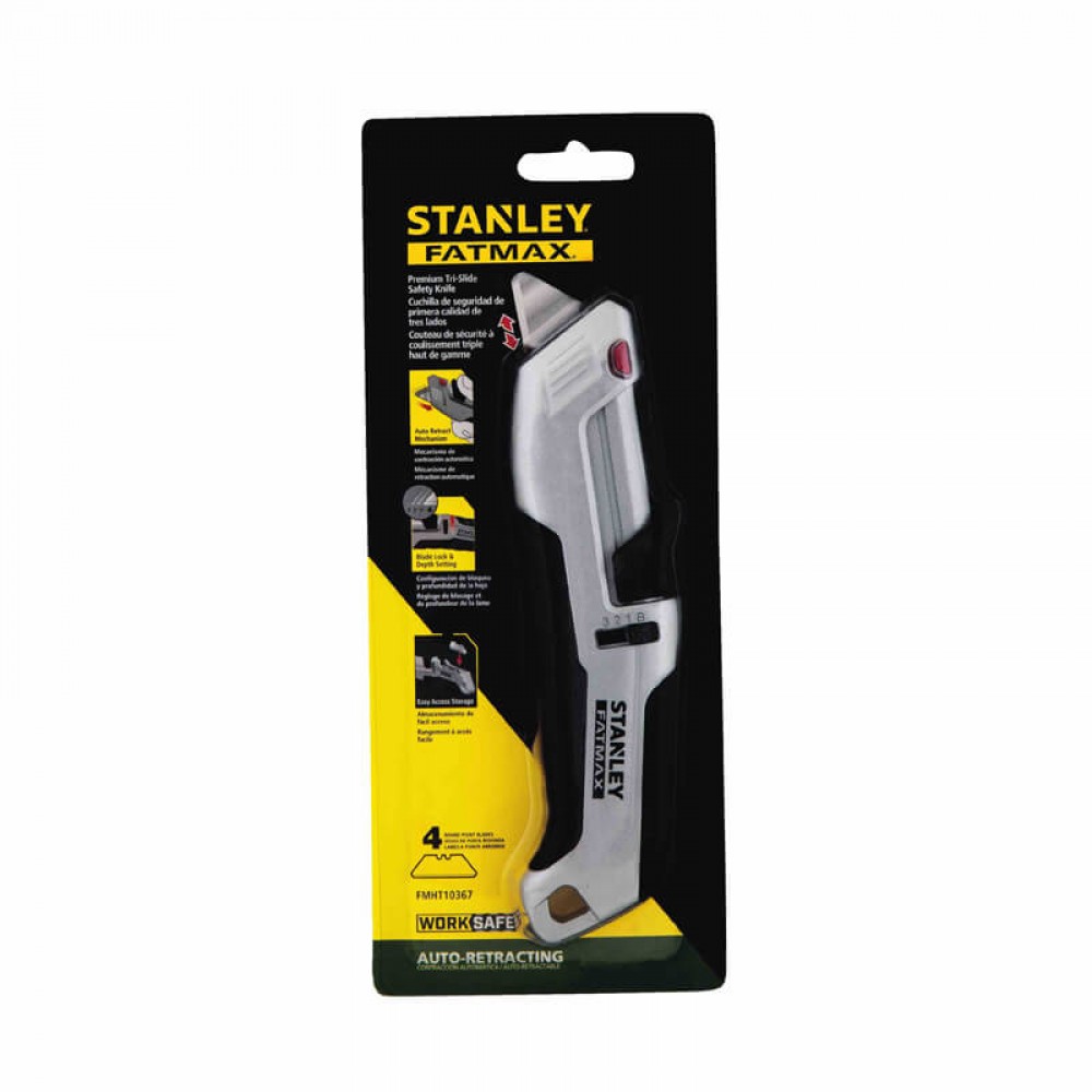 Ніж безпечний з лезом для оздоблювальних робіт STANLEY FMHT10367-0 - фото 2 Ніж безпечний з лезом для оздоблювальних робіт STANLEY FMHT10367-0 - фото 2