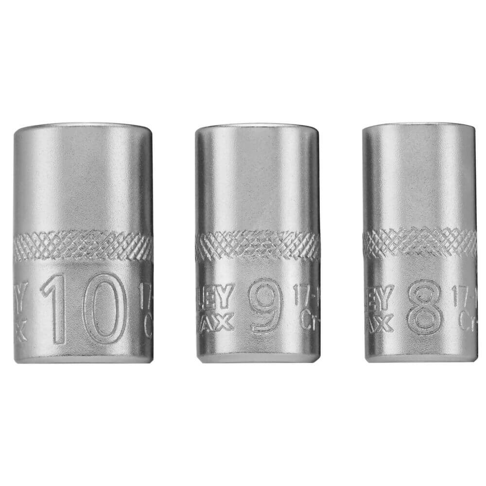 Набір торцевих головок 1/4 Maxi Drive, із шестигранним профілем, 3 шт: 8, 9, 10 мм STANLEY FMMT17091-0 - фото 6 Набір торцевих головок 1/4 Maxi Drive, із шестигранним профілем, 3 шт: 8, 9, 10 мм STANLEY FMMT17091-0 - фото 6