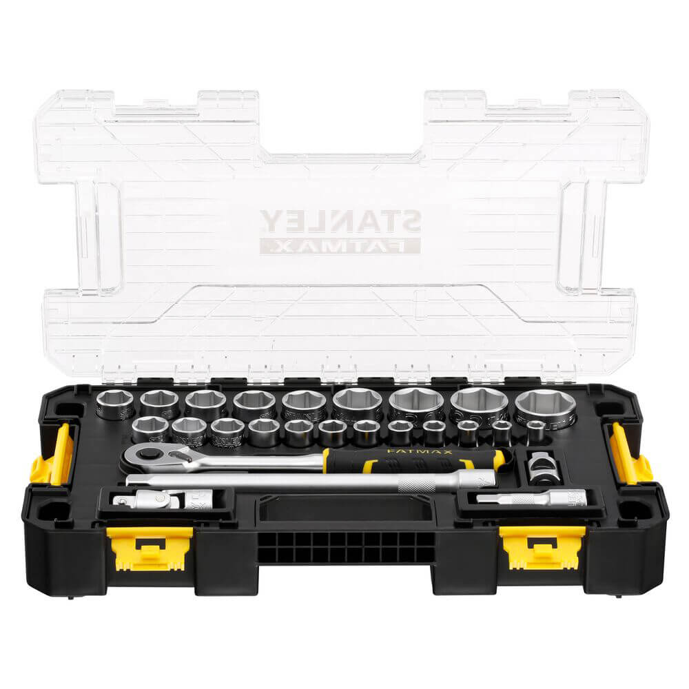 Набір торцевих головок 1/2 FATMAX® Maxi Drive, шестигранних, 26 предметів STANLEY FMMT98103-1 - фото 4 Набір торцевих головок 1/2 FATMAX® Maxi Drive, шестигранних, 26 предметів STANLEY FMMT98103-1 - фото 4