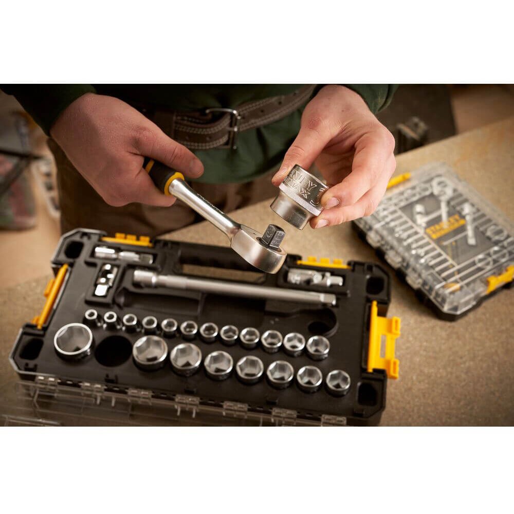 Набір торцевих головок 1/2 FATMAX® Maxi Drive, шестигранних, 26 предметів STANLEY FMMT98103-1 - фото 13 Набір торцевих головок 1/2 FATMAX® Maxi Drive, шестигранних, 26 предметів STANLEY FMMT98103-1 - фото 13