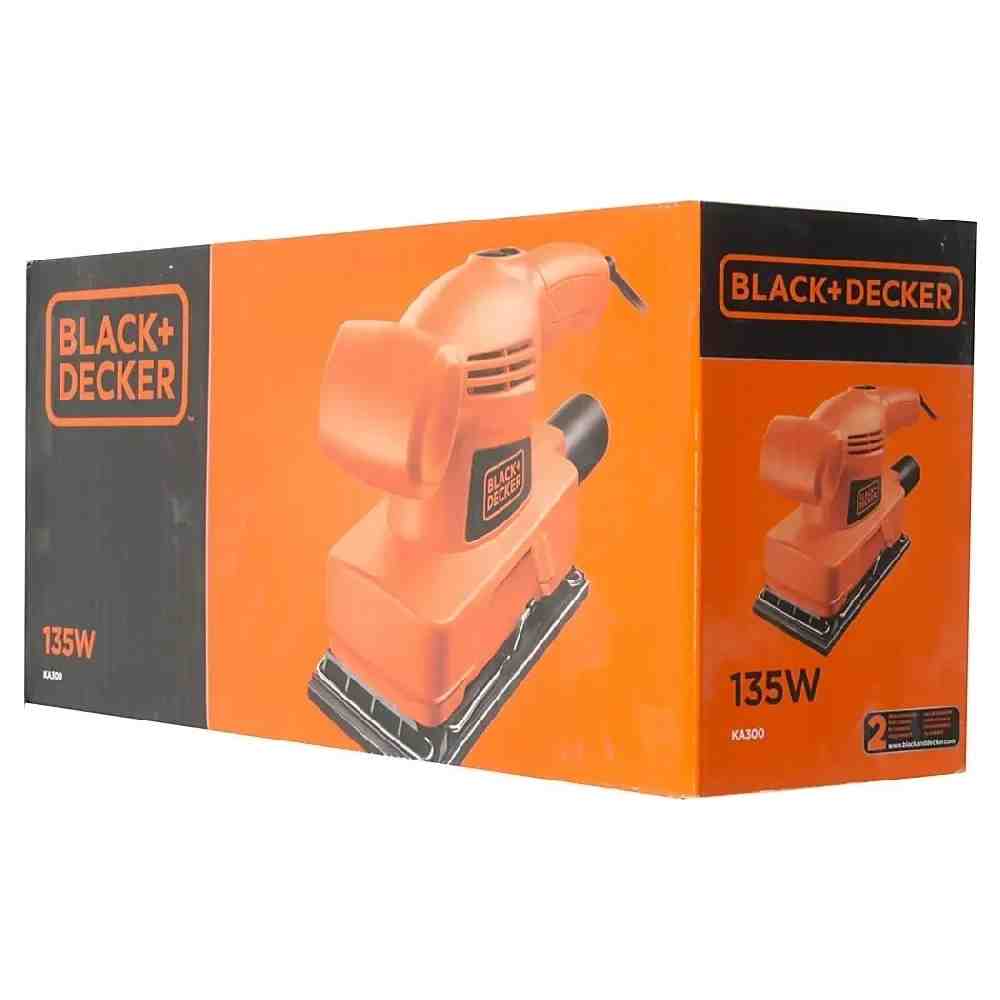 Шліфмашина вібраційна мережева BLACK+DECKER KA300 - фото 5 Шліфмашина вібраційна мережева BLACK+DECKER KA300 - фото 5