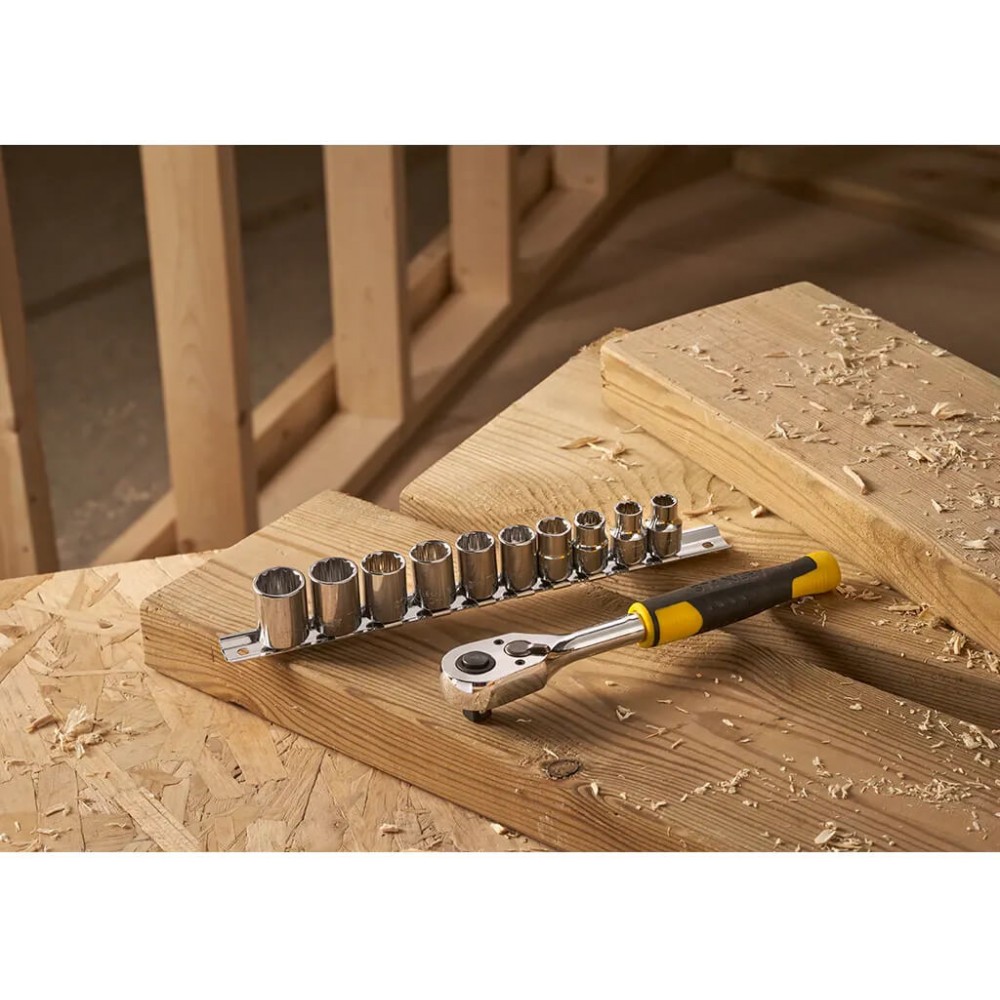 Набір головок торцевих 3/8 з одинадцяти предметів STANLEY STMT82670-0 - фото 2 Набір головок торцевих 3/8 з одинадцяти предметів STANLEY STMT82670-0 - фото 2