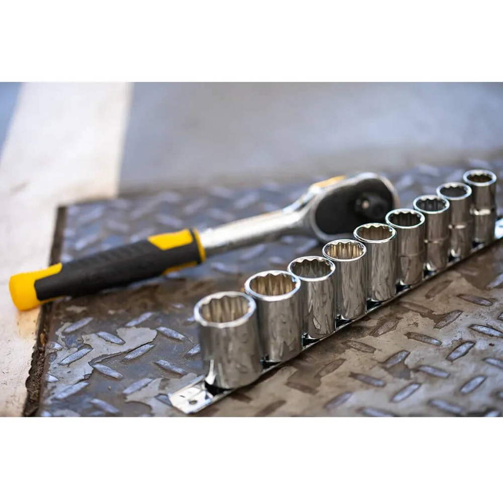 Набір головок торцевих 1/2 з одинадцяти предметів STANLEY STMT82671-0 - фото 1 Набір головок торцевих 1/2 з одинадцяти предметів STANLEY STMT82671-0 - фото 1