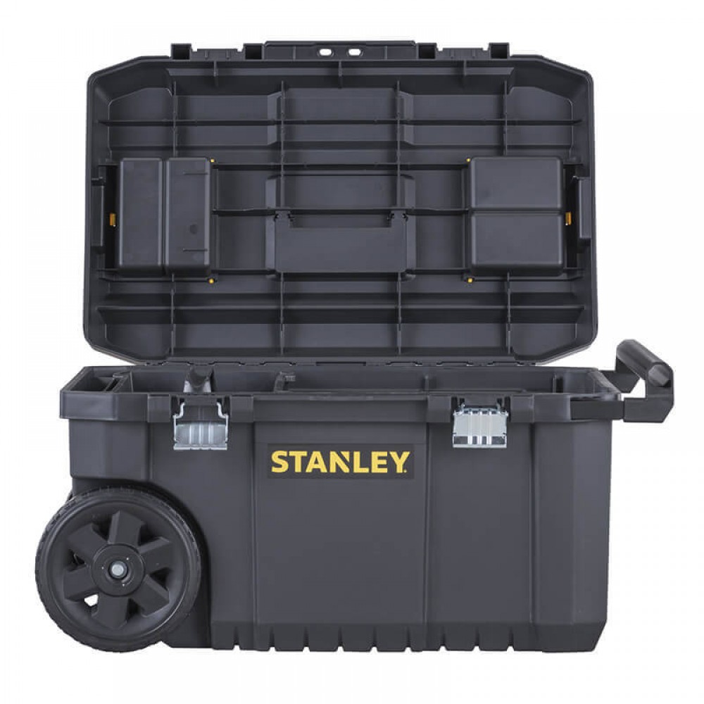 Ящик великого об’єму ESSENTIAL CHEST, розміри 665x404x344 мм, з колесами STANLEY STST1-80150 - фото 2 Ящик великого об’єму ESSENTIAL CHEST, розміри 665x404x344 мм, з колесами STANLEY STST1-80150 - фото 2