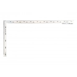 Кутник з нержавіючої сталі YATO 300 х 150 мм 90° Кутник з нержавіючої сталі YATO 300 х 150 мм 90°