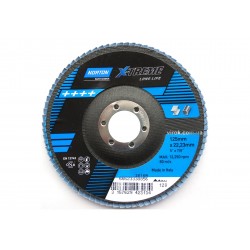 Круг шліфувальний пелюстковий по металу і нержавіючій сталі NORTON VULCAN X-TREME Ø=125/22 мм Р120