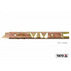 Шаблон для заточування обмежувача глибини зубів ланцюгів YATO 150 х 13 х 1 мм 0.65 мм кут 10°/30°/35° Шаблон для заточування обмежувача глибини зубів ланцюгів YATO 150 х 13 х 1 мм 0.65 мм кут 10°/30°/35°