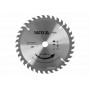 Диск пиляльний по дереву YATO 165 x 16 x 2.2 x 1.5 мм 36 зубців R.P.M до 9500 1/хв