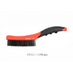 Щітка сталева YATO 260 мм 4 ряди