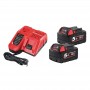 Акумулятор Li-Ion M18 NRG-502 (В5 2шт, з/у M12-18FC) +M12 B2 MILWAUKEE - фото 3