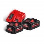 Енергокомплект акумуляторний Li-Ion MILWAUKEE, M18 HNRG-802 (+заряд.пристрій, 2 акум. M18 HB8(8Аг), - фото 4