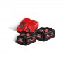 Енергокомплект акумуляторний Li-Ion MILWAUKEE, M18 HNRG-802 (+заряд.пристрій, 2 акум. M18 HB8(8Аг), - фото 4