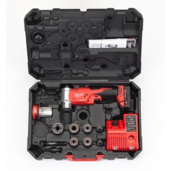 Акумуляторний гідравлічний пробійник MILWAUKEE M18 HKP-201CA (+ заряд.пристрій, 1 акум., 2 шпильки. Конектор, кульова тяга, адап Акумуляторний гідравлічний пробійник MILWAUKEE M18 HKP-201CA (+ заряд.пристрій, 1 акум., 2 шпильки. Конектор, кульова тяга, адап