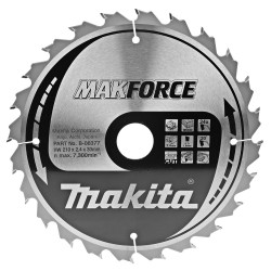 B-08377 MAKITA Пиляльний диск MAK Force по дереву 210x30 мм 24 зуб