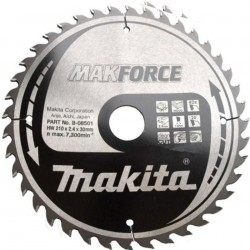 B-08501 MAKITA Пиляльний диск MAK Force по дереву 210x30 мм 40 зуб