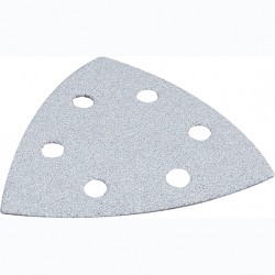 Набір шліфувального паперу для мультитулу 94х94х94 мм К60/80/100/240/320 6 отворів (10 шт) Makita B-21674