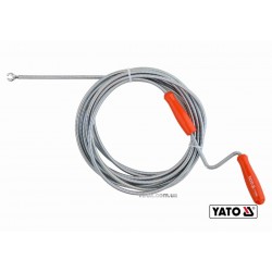 Трос для очищення каналізаційних труб YATO 6 мм x 5 м Трос для очищення каналізаційних труб YATO 6 мм x 5 м