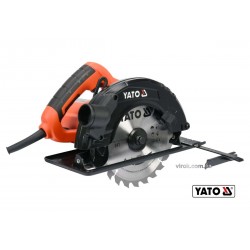 Пила дискова мережева YATO 1500 Вт диск 185 x 20 x 2.8 мм 0-45° 65 мм Пила дискова мережева YATO 1500 Вт диск 185 x 20 x 2.8 мм 0-45° 65 мм