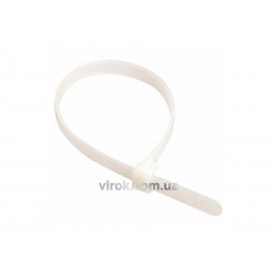 Хомут стяжний капроновий білий 190 х 2.5 мм 100 шт