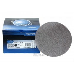 Круг шліфувальний з наждачного паперу з липучкою NORTON Pro-A275 Ø=150 мм Р180