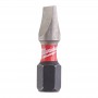 Біта SHOCKWAVE MILWAUKEE, SL1,2x6,5, 25мм, (2шт) - фото 2 Біта SHOCKWAVE MILWAUKEE, SL1,2x6,5, 25мм, (2шт) - фото 2