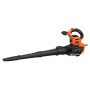 Порохотяг садовий з подрібнювачем мережевий Black+Decker 3 кВт 72 л 11.7 м³/хв 2 сопла - фото 2