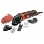 Багатофункційний інструмент Black+Decker 300 Вт 22000 об/хв + насадки + кейс - фото 3