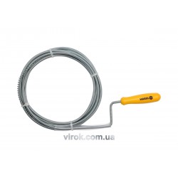 Трос для чистки каналізаційних труб VOREL 5 мм 1.5 м Трос для чистки каналізаційних труб VOREL 5 мм 1.5 м