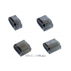 З'єднувальні затискачі (клемні), 2,5 мм 2х3 - 10 шт.